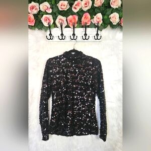 H&M Holday Sparkle Longsleeved Sequined Top